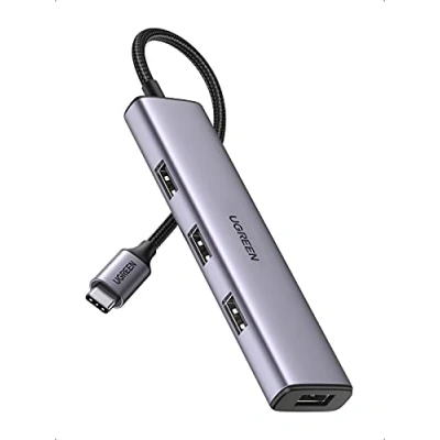 Afbeelding van Hub UGREEN CM473 Type C naar 4x USB 3.0 (grijs)