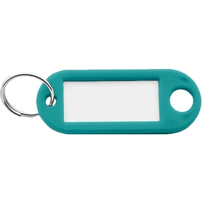 Afbeelding van Sleutellabels Turquoise 100 stuks