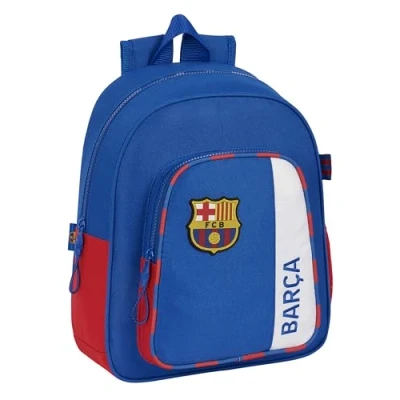 Afbeelding van Schoolrugzak F.C. Barcelona Blauw Kastanjebruin 27 x 33 10 cm