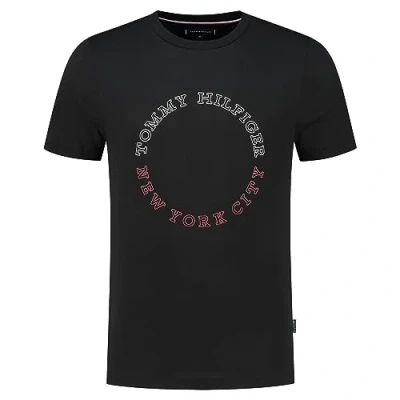 Afbeelding van Tommy Hilfiger S/S T shirts voor heren, Zwart (zwart), S