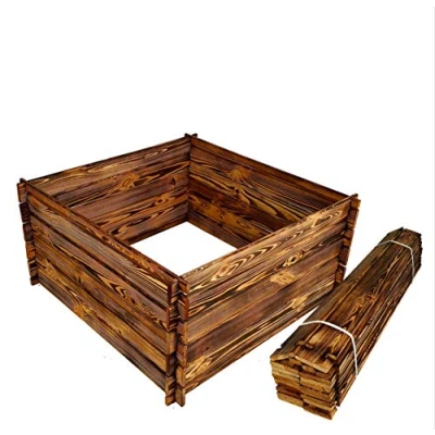 Afbeelding van BLIZNIAKI Houten compostbak ECO 95 x 46 cm tuincompostbak eenvoudig te monteren compostsilo bouwpakket COM1 opaal