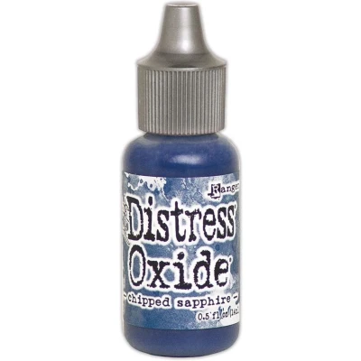 Afbeelding van Ranger Distress Oxide Re Inker 14 ml Chipped Sapphire TDR56980 Tim Holtz (10 18)