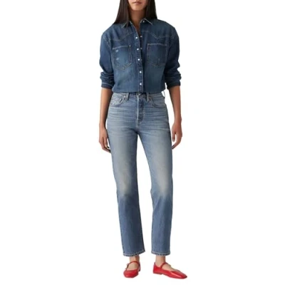 Afbeelding van Levi&#039;s 501 Crop Scanned answers, gescanteerde 27W x 26L