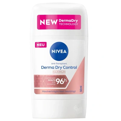 Afbeelding van 5x NIVEA Women Deodorant Stick/Anti Transpirant Derma Dry Control Maximum 50 ml