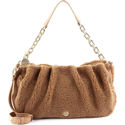 Afbeelding van LIU JO Schoudertas Siondra Hobo Bag Cammello Lichtbruin
