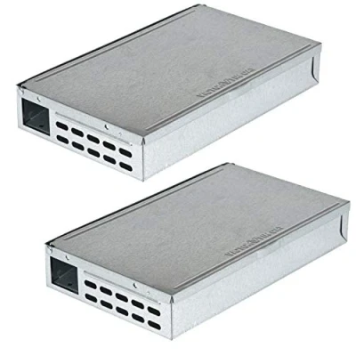 Afbeelding van Victor M310SSR Tin Cat Multi Catch Live Mouse Trap Binnen en Buiten Humane Vangen Loslaten Muizenval 2 vallen