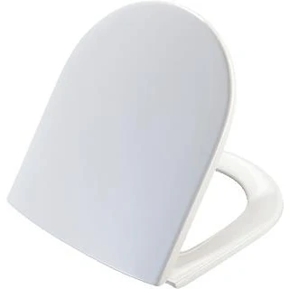 Afbeelding van Pressalit Objecta D closetzitting met deksel wit uni flex stan/top