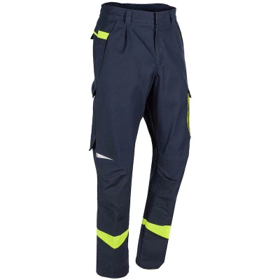Afbeelding van SIOEN 075V Barcus broek met ARC bescherming (marineblauw/fluo geel) 075VA2PIR249R56