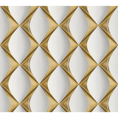Afbeelding van AS Creation My Home Spa 38691 1 386911 Goud / Wit