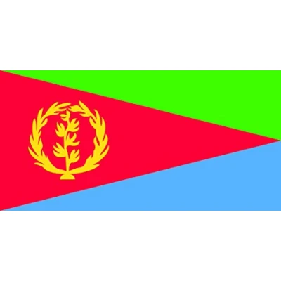 Afbeelding van Eritrea Vlag 90x60 cm Eritrese vlaggen 60 x 90 Banner 2x3 ft Hoge kwaliteit AZ FLAG