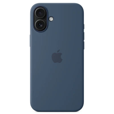 Afbeelding van Origineel Apple iPhone 16 Plus MagSafe Hoesje Siliconen en TPU (zacht) Softcase/Backcover Blauw Telefoonhoesje