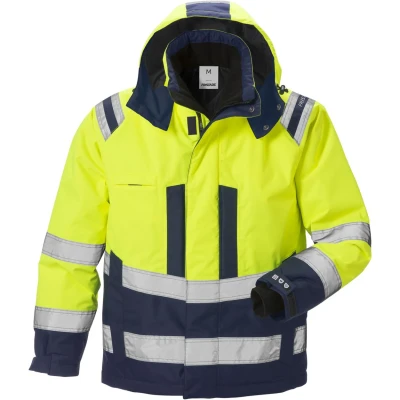 Afbeelding van Fristads Hi Vis Airtech® Winterjack Klasse 3 4035 Gtt geel/marineblauw M
