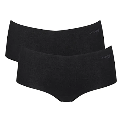 Afbeelding van Sloggi 2P ZERO Modal 2.0 Short Briefs Zwart Medium Dames