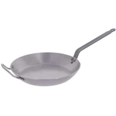 Afbeelding van DE BUYER, 5110.36 Carbone Plus, zware ronde braadpan van Lyonnaise, diameter 36 cm, zilver