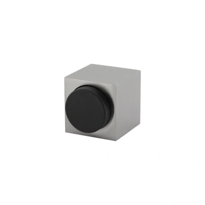 Afbeelding van Deurstopper Cubo RVS mat titaan PVD