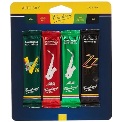 Afbeelding van Vandoren Srmixa2 Jazz Reed Mix Altsaxofoon bevat elk 1 kaart ZZ, V16, Java en Java, sterkte 2, dikte 3