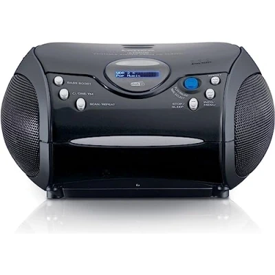 Afbeelding van Lenco SCD 24DAB BK Draagbare DAB+ radio met CD speler en Bluetooth®, zwart Black Silver