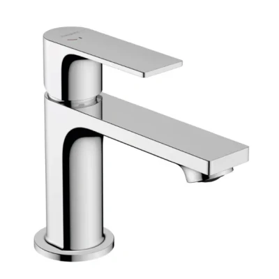 Afbeelding van Hansgrohe rebris e eengreeps wastafelkraan 80 coolstart met pop up trekwaste chroom 72553000