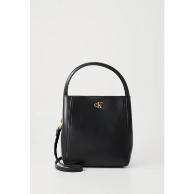 Afbeelding van Calvin Klein Hardware Monogram Handtas, Dames, Maat: One Size, Black