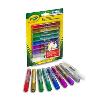Afbeelding van Crayola 693527 9 Glitter Glue
