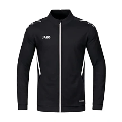 Afbeelding van JAKO Jas met kap Challenge Zwart/wit