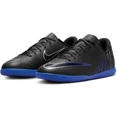 Afbeelding van Nike Performance JR Mercurial Vapor 15 CLUB IC Unisex Zaalvoetbalschoenen voor kinderen, Maat: 37.5, Black/chrome/hyper royal Kunststof