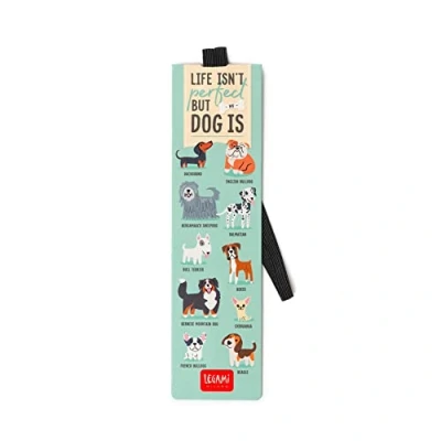 Afbeelding van Legami Milano SE0236 bladwijzer met elastiek Life isn&#039;t perfect but my dog is