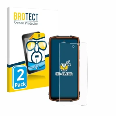 Afbeelding van BROTECT Screenprotector voor Blackview Oscal Pilot 2 Folie Beschermfolie transparant (2 Stuks)