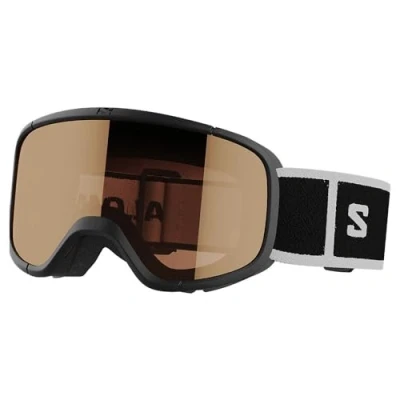 Afbeelding van SALOMON Lumi Access Uniseks skimasker voor kinderen, uitgebreid gezichtsveld, ideaal skiën en snowboarden, zwart, eenheidsmaat