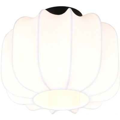 Afbeelding van Trio Witte design plafondlamp Madleine Ø 25cm R61971001