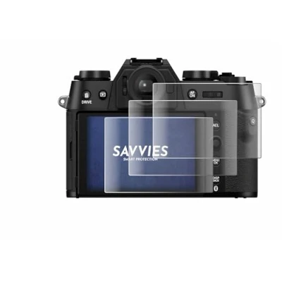 Afbeelding van Savvies Screenprotector voor Fujifilm X T50 Folie Beschermfolie transparant volledig dekking (4 Stuks)