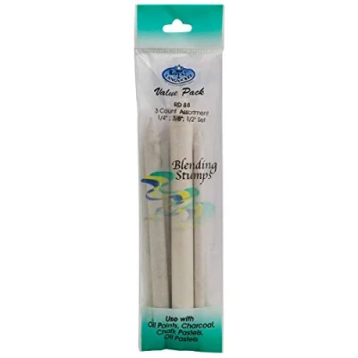 Afbeelding van Royal &amp; Langnickel Blending Stumps, Gebroken Wit, Pack van 3