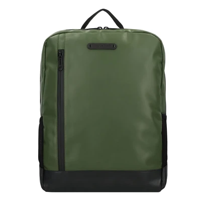 Afbeelding van Greenburry Upcycled Tarpaulin 39.5 CM Laptopfach Rugzak, Maat: One Size, Olive black