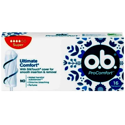 Afbeelding van OB Tampons ProComfort Super 16 stuks