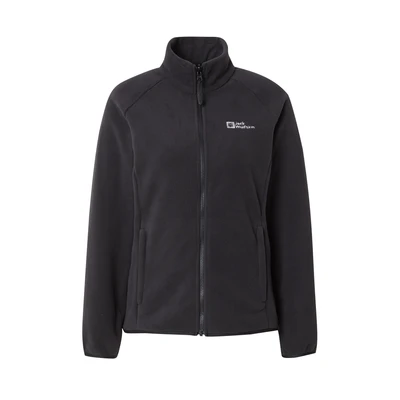 Afbeelding van JACK WOLFSKIN Functionele fleece jas &#039;MOONRISE&#039; zwart / wit