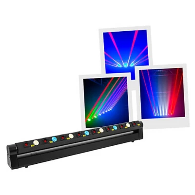 Afbeelding van Evolite Laserbar 8x500 Rood met 8 lasers en 7 Leds