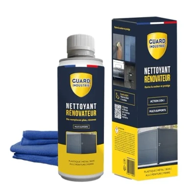 Afbeelding van Guard Industrie Renovator Reiniger Verlevendigt kleuren, kunststof, metaal vuilafstotend 5 jaar 250 ml behandelt 10 deuren en 2 ramen