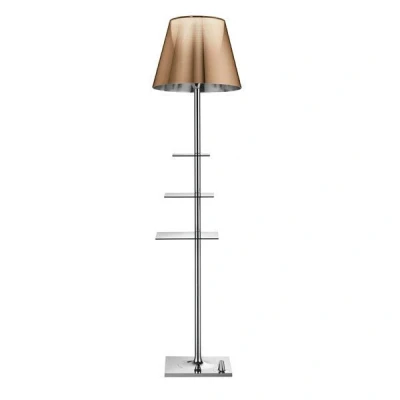 Afbeelding van Flos Bibliotheque Nationale vloerlamp gealuminiseerd brons