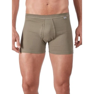Afbeelding van HUBER Heren broek korte pijpen met gulp hipster, groen (Military 0545), 3XL