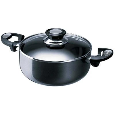 Afbeelding van Beka Pro Induc Aluminium Non Stick Wok met Glazen Deksel 28 cm