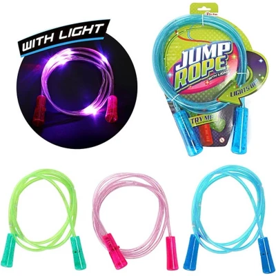 Afbeelding van Toi Toys springtouw met licht 210 cm blauw