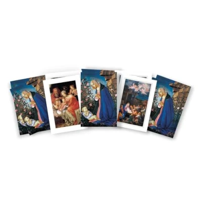 Afbeelding van Unicef Verpakking met 10 kerstkaarten, art collectie 16