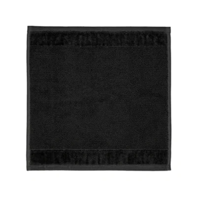 Afbeelding van möve Bamboo Luxe zeepdoek 30 x cm van 60% katoen / 40% viscose bamboecellulose, zwart