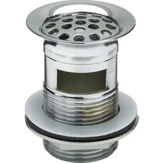 Afbeelding van Viega schachtventiel met zeef 1.1/4&quot; x 60 70 messing chroom