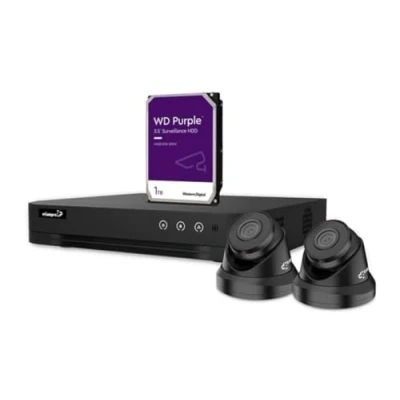 Afbeelding van IP VIDEOBEWAKINGSSET 4 KANAALS NVR RECORDER 2 x DOME CAMERA 1