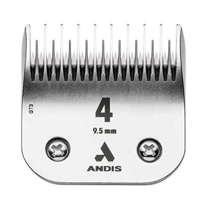 Afbeelding van Andis 72625 Koolstof doordrenkt staal UltraEdge Honden Clipper Blade, Grootte 4 Skip Tooth, 8/8 Inch Snijlengte