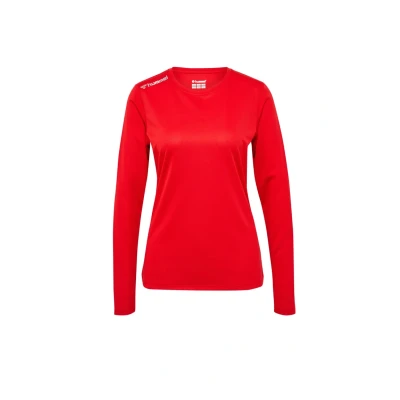 Afbeelding van Hummel Longsleeve, Dames, Maat: XXL, Tango red