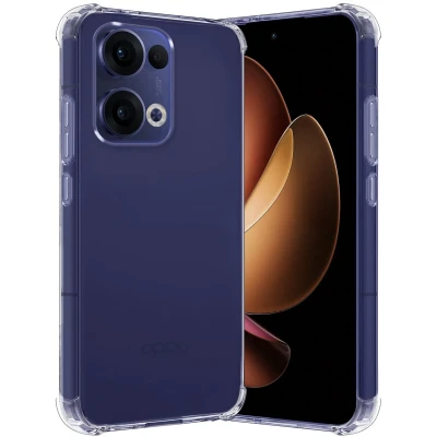Afbeelding van Hoesje Geschikt voor OPPO Reno 13 Shock Proof Cover Case Shockproof Hoes Siliconen Back Transparant