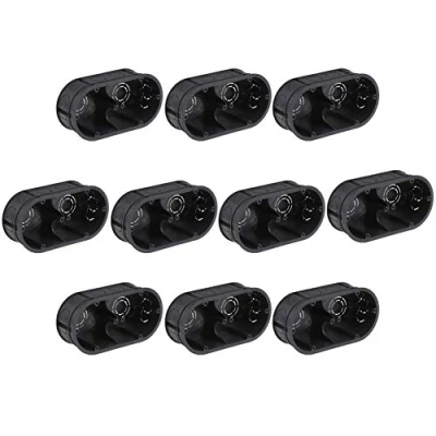 Afbeelding van Meister Schakeldoos 2 voudig inbouw 45 mm diep zwart 10 stuks 145 x 75 Voor de van schakelaars en stopcontacten/inbouwdoos dubbel/apparaatdoos/aansluitdoos / 7460740