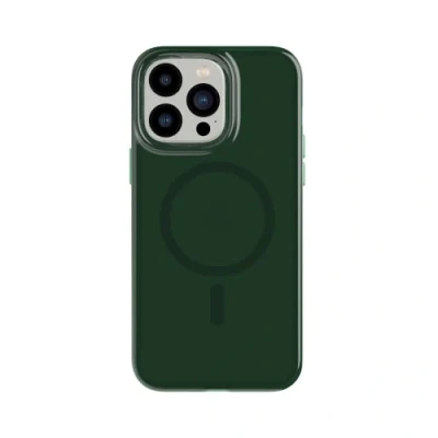 Afbeelding van tech21 iPhone 14 Pro Max Evo Tint compatibel met MagSafe schokabsorberende en krasbestendige getinte telefoonhoes 12ft multi drop bescherming donkergroen
